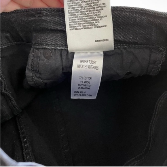 AGOLDE Sophie High Rise Distressed Skinny Jeans Size 30 - Picture 5 of 10